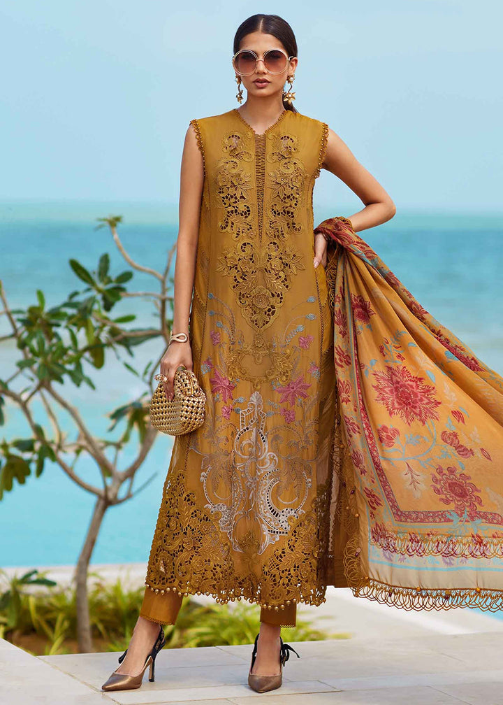 Buy Now Unstitched Luxury Lawn '25 by Maria B | EL-25-06 Online in US, UK, Canada, Germany, Italy, Austria, France, UAE, Qatar & Worldwide at Empress Clothing.