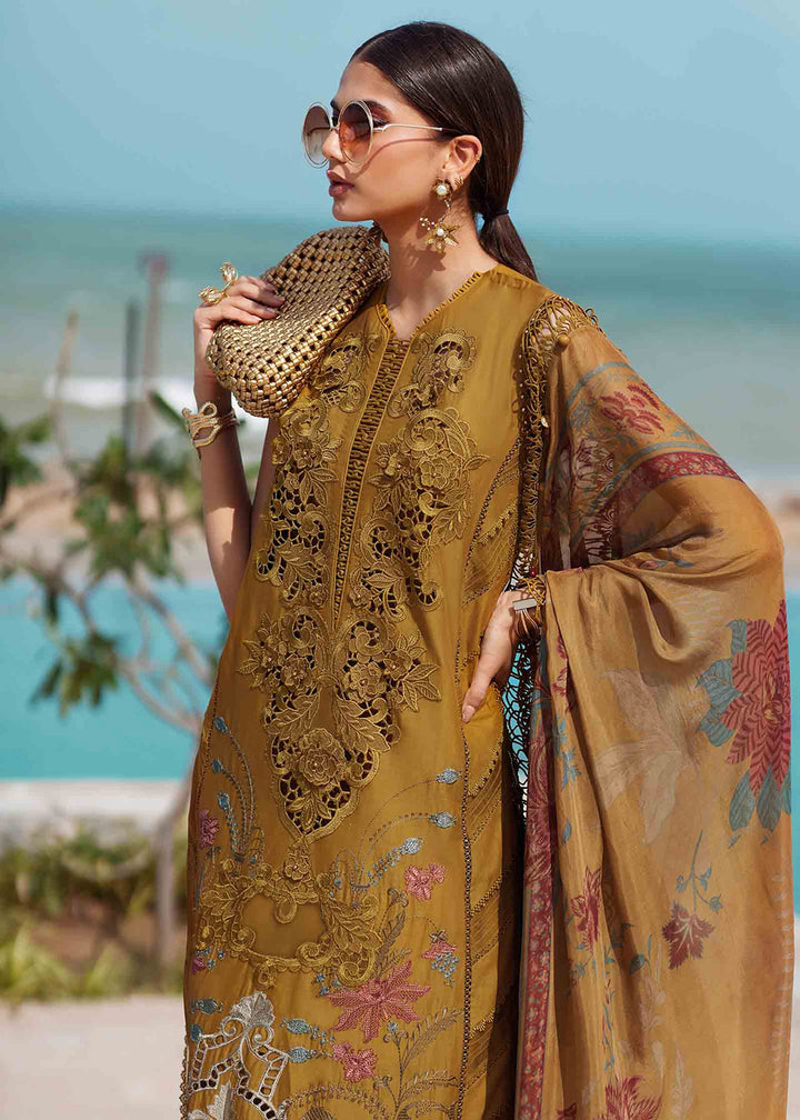 Buy Now Unstitched Luxury Lawn '25 by Maria B | EL-25-06 Online in US, UK, Canada, Germany, Italy, Austria, France, UAE, Qatar & Worldwide at Empress Clothing.