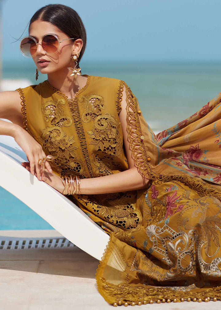 Buy Now Unstitched Luxury Lawn '25 by Maria B | EL-25-06 Online in US, UK, Canada, Germany, Italy, Austria, France, UAE, Qatar & Worldwide at Empress Clothing.
