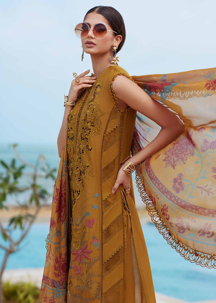 Buy Now Unstitched Luxury Lawn '25 by Maria B | EL-25-06 Online in US, UK, Canada, Germany, Italy, Austria, France, UAE, Qatar & Worldwide at Empress Clothing.