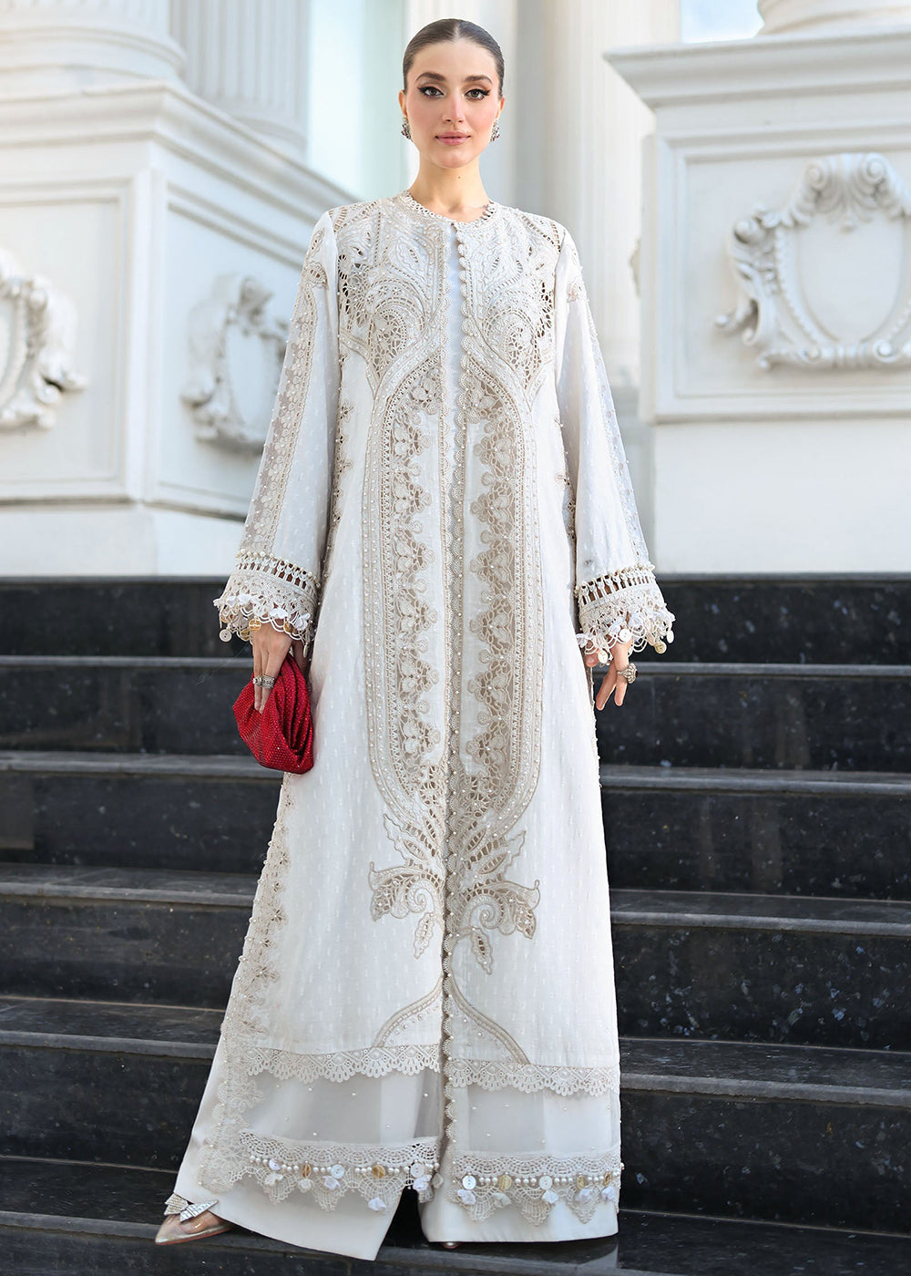 Buy Now Premium Luxury Eid Lawn '26 by Maria B | EL-26-01 Online in US, UK, Canada, France, Italy, Germany, Greece, Sweden, UAE, Africa & Worldwide at Empress.