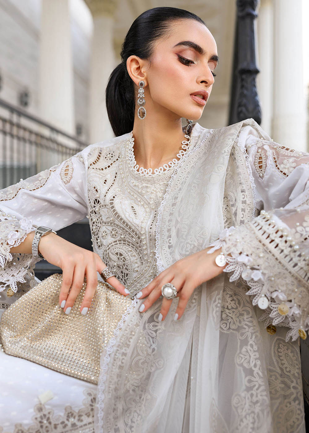 Buy Now Premium Luxury Eid Lawn '26 by Maria B | EL-26-01 Online in US, UK, Canada, France, Italy, Germany, Greece, Sweden, UAE, Africa & Worldwide at Empress.