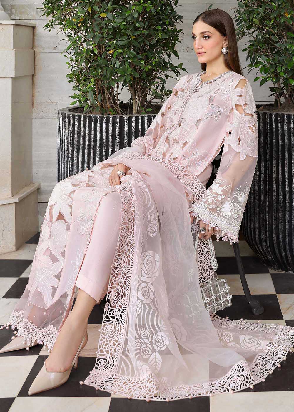 Buy Now Premium Luxury Eid Lawn '26 by Maria B | EL-26-02 Online in US, UK, Canada, France, Italy, Germany, Greece, Sweden, UAE, Africa & Worldwide at Empress.