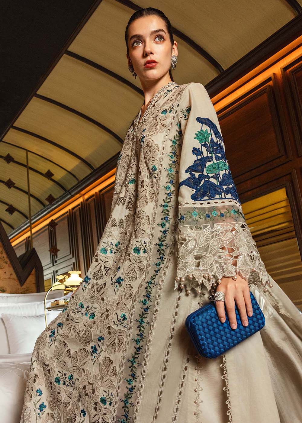 Buy Now Premium Luxury Eid Lawn '26 by Maria B | EL-26-08 Online in US, UK, Canada, France, Italy, Germany, Greece, Sweden, UAE, Africa & Worldwide at Empress.