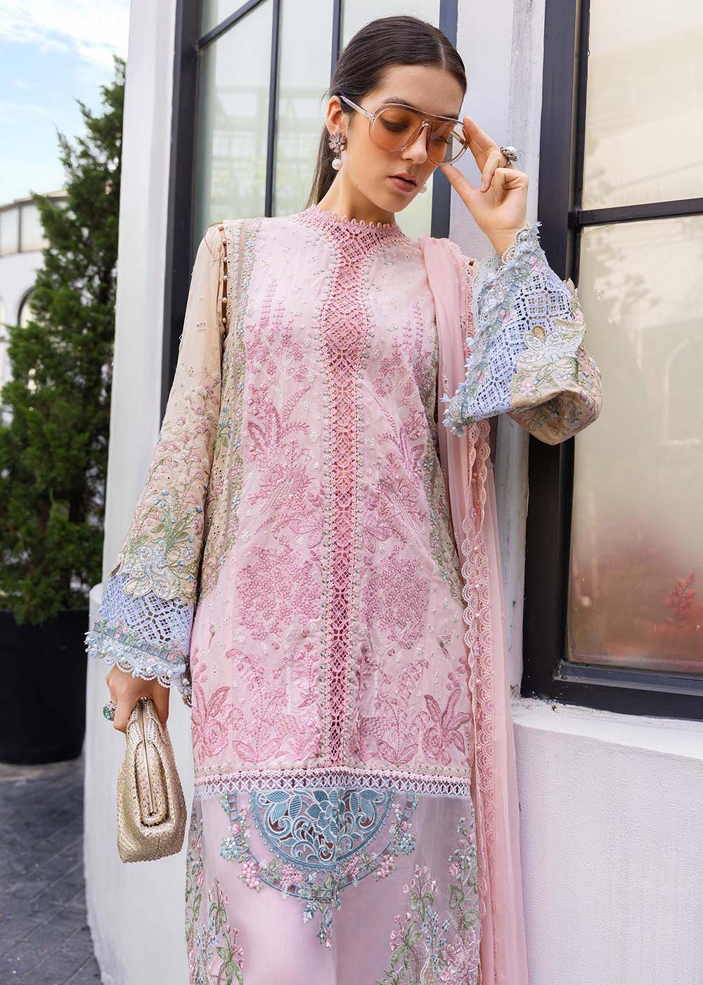 Buy Now Premium Luxury Eid Lawn '26 by Maria B | EL-26-09 Online in US, UK, Canada, France, Italy, Germany, Greece, Sweden, UAE, Africa & Worldwide at Empress.
