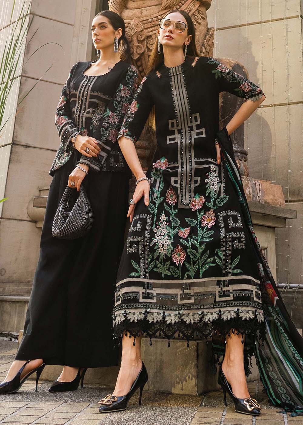 Buy Now Premium Luxury Eid Lawn '26 by Maria B | EL-26-11 Online in US, UK, Canada, France, Italy, Germany, Greece, Sweden, UAE, Africa & Worldwide at Empress.
