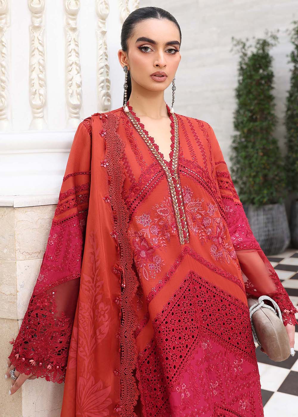 Buy Now Premium Luxury Eid Lawn '26 by Maria B | EL-26-13 Online in US, UK, Canada, France, Italy, Germany, Greece, Sweden, UAE, Africa & Worldwide at Empress.