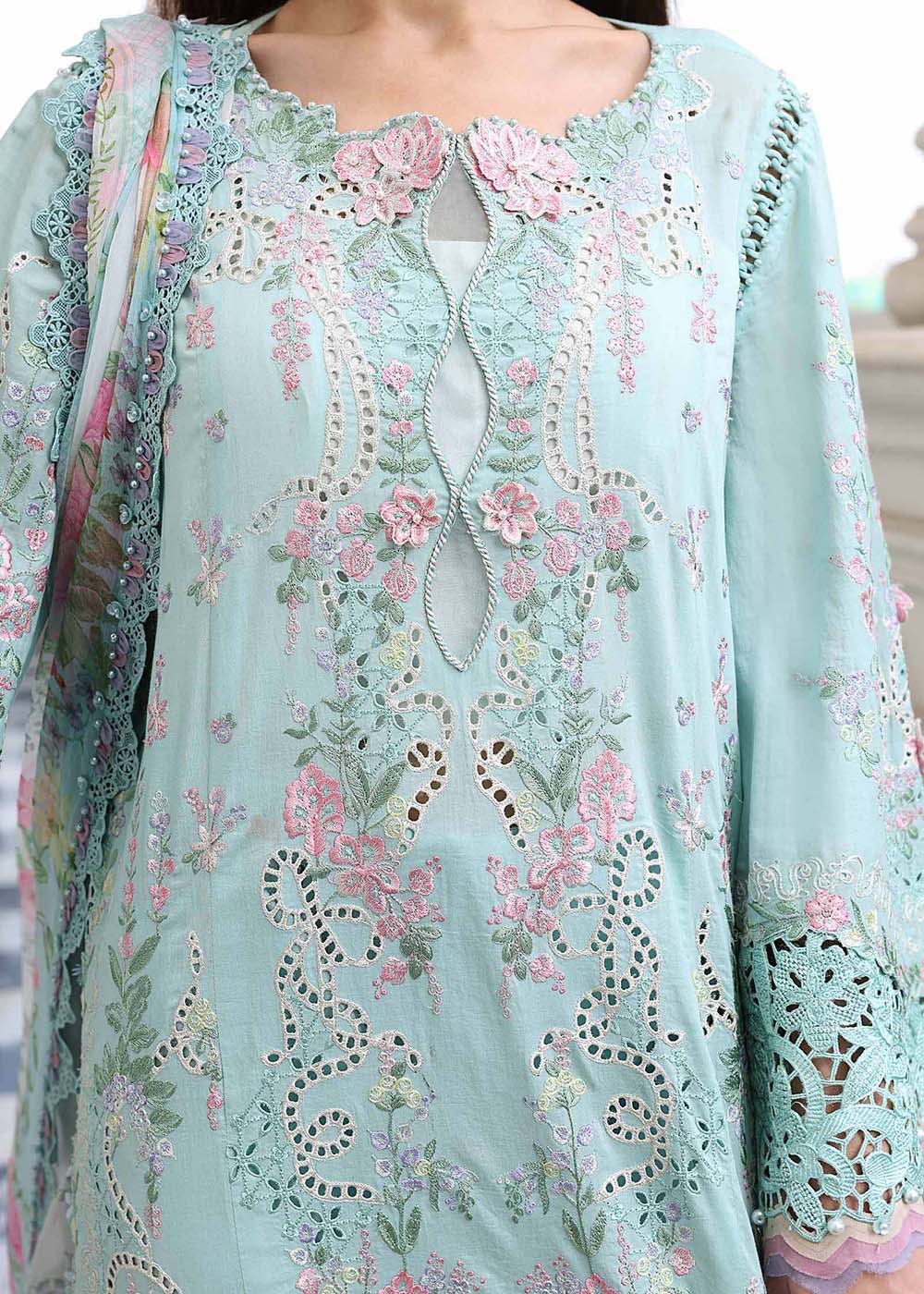 Buy Now Premium Luxury Eid Lawn '26 by Maria B | EL-26-15 Online in US, UK, Canada, France, Italy, Germany, Greece, Sweden, UAE, Africa & Worldwide at Empress.