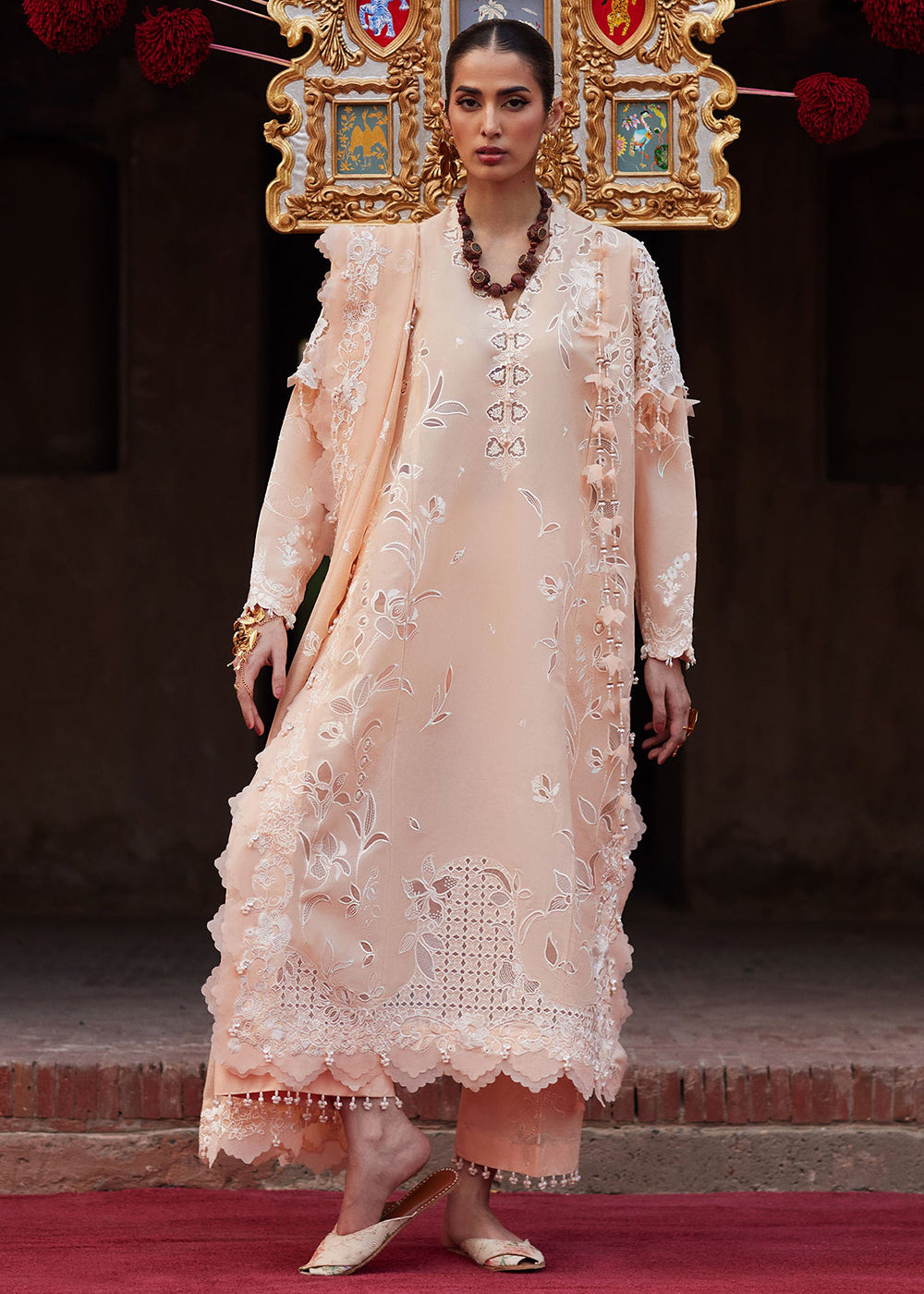 Buy Now Kashmee Luxury Lawn '26 by Elan | NOORAI (EL26-06 A) Online in US, UK, Canada, France, Italy, Germany, Greece, Sweden, Africa & Worldwide at Empress.