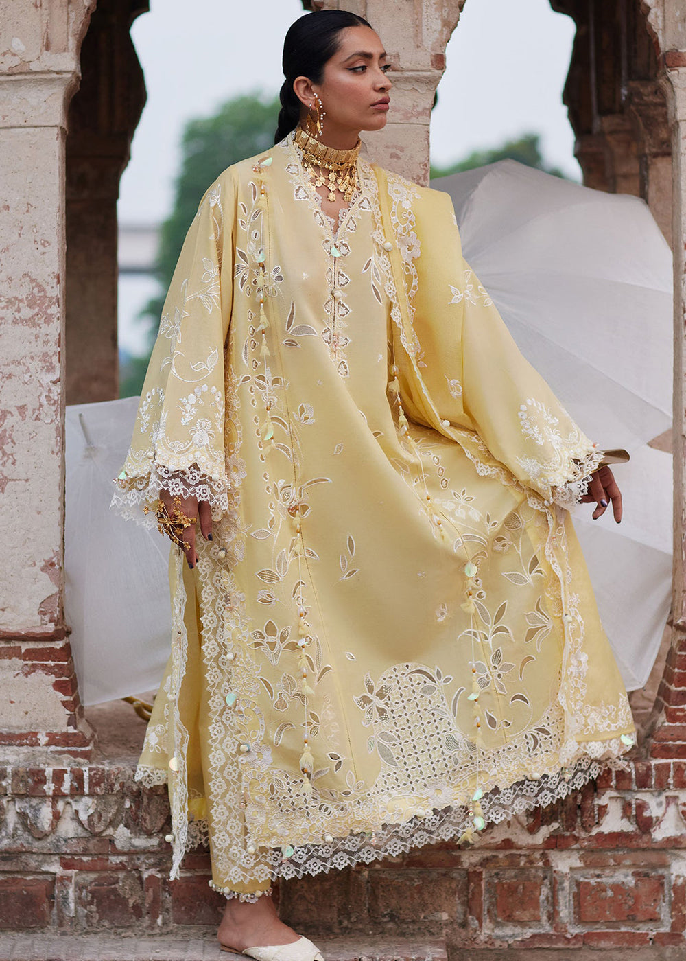 Buy Now Kashmee Luxury Lawn '26 by Elan | NOORAI (EL26-06 B) Online in US, UK, Canada, France, Italy, Germany, Greece, Sweden, Africa & Worldwide at Empress.