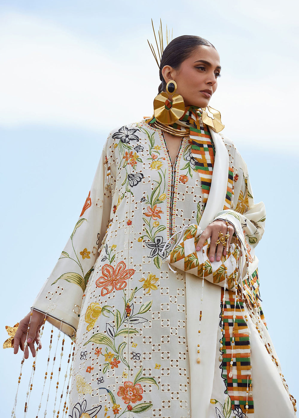 Buy Now Kashmee Luxury Lawn '26 by Elan | SONAMARG (EL26-09 A) Online in US, UK, Canada, France, Italy, Germany, Greece, Sweden, Africa & Worldwide at Empress.