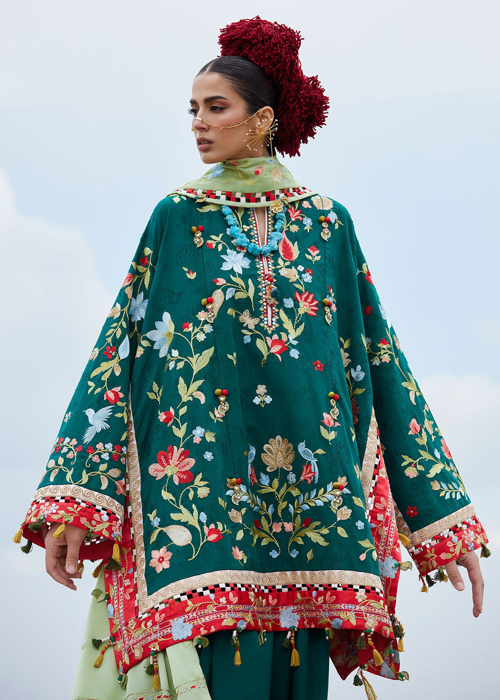 Buy Now Kashmee Luxury Lawn '26 by Elan | DEODAR (EL26-12 A) Online in US, UK, Canada, France, Italy, Germany, Greece, Sweden, Africa & Worldwide at Empress.