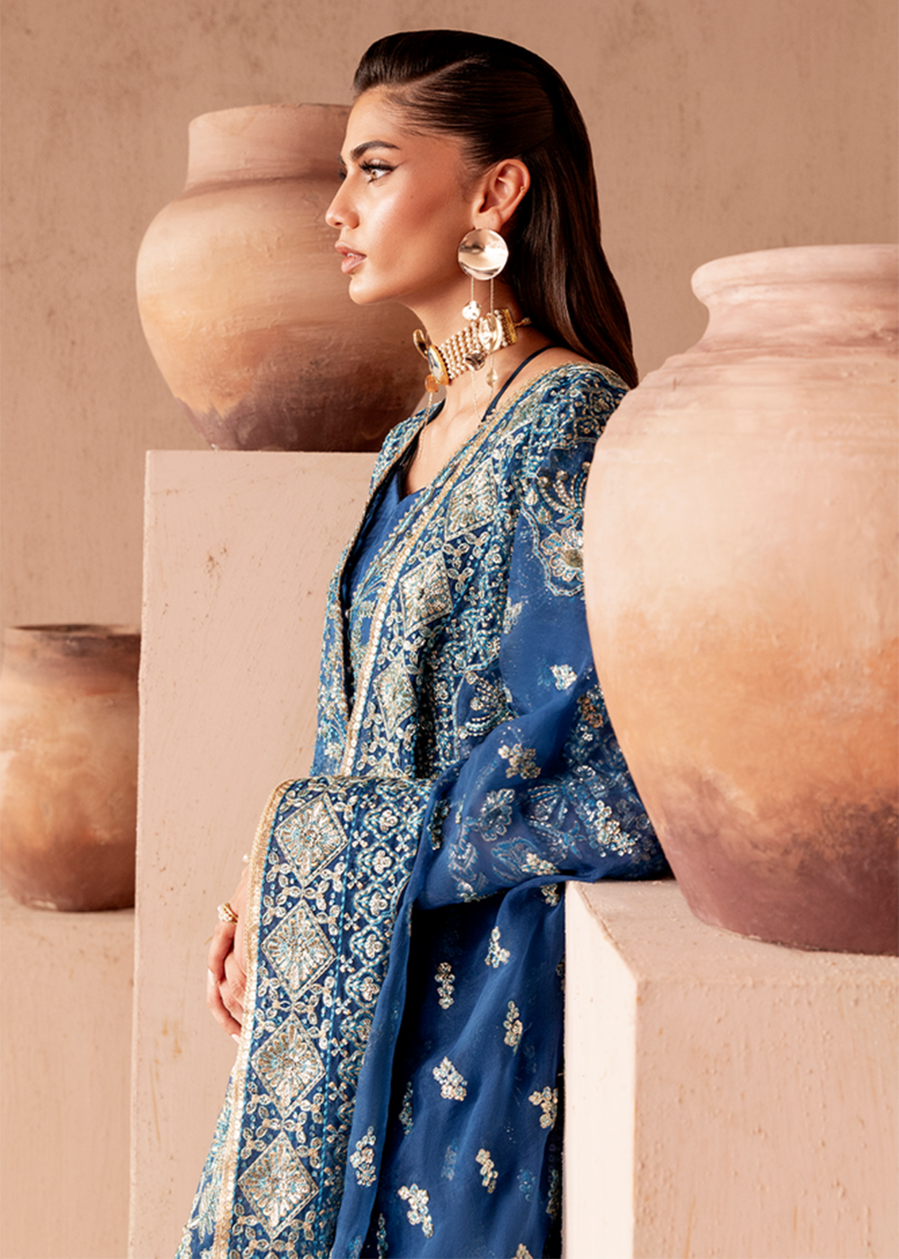 Buy Now Clay & Couture Wedding Formals '25 by Emaan Adeel Online in USA, UK, Canada, France, Italy, Germany, Greece, Sweden, Africa, UAE & Worldwide at Empress.