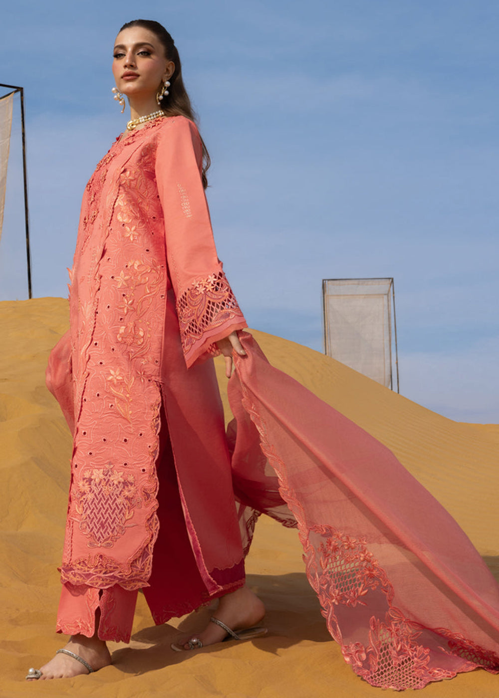 Buy Now Premium Luxury Lawn '26 by Rang Rasiya | ELNAZ Online in US, UK, Canada, France, Italy, Germany, Greece, Sweden, Africa, Qatar & Worldwide at Empress.