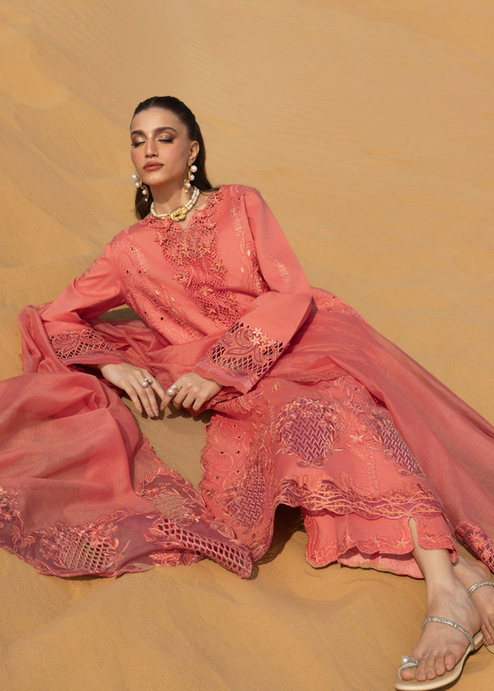 Buy Now Premium Luxury Lawn '26 by Rang Rasiya | ELNAZ Online in US, UK, Canada, France, Italy, Germany, Greece, Sweden, Africa, Qatar & Worldwide at Empress.