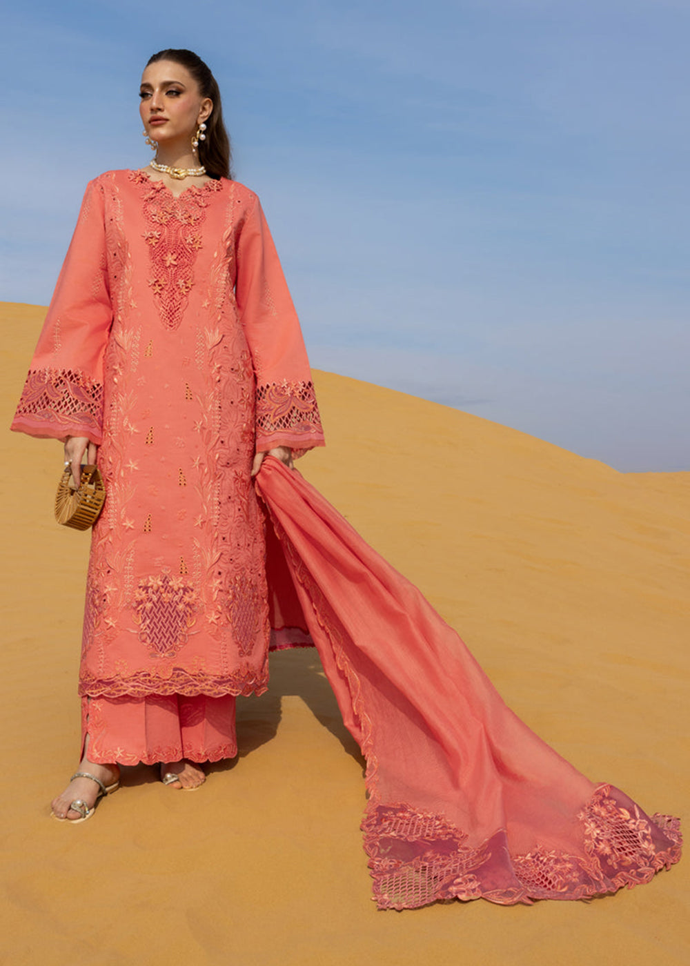 Buy Now Premium Luxury Lawn '26 by Rang Rasiya | ELNAZ Online in US, UK, Canada, France, Italy, Germany, Greece, Sweden, Africa, Qatar & Worldwide at Empress.