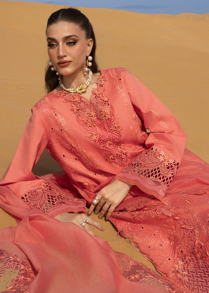 Buy Now Premium Luxury Lawn '26 by Rang Rasiya | ELNAZ Online in US, UK, Canada, France, Italy, Germany, Greece, Sweden, Africa, Qatar & Worldwide at Empress.