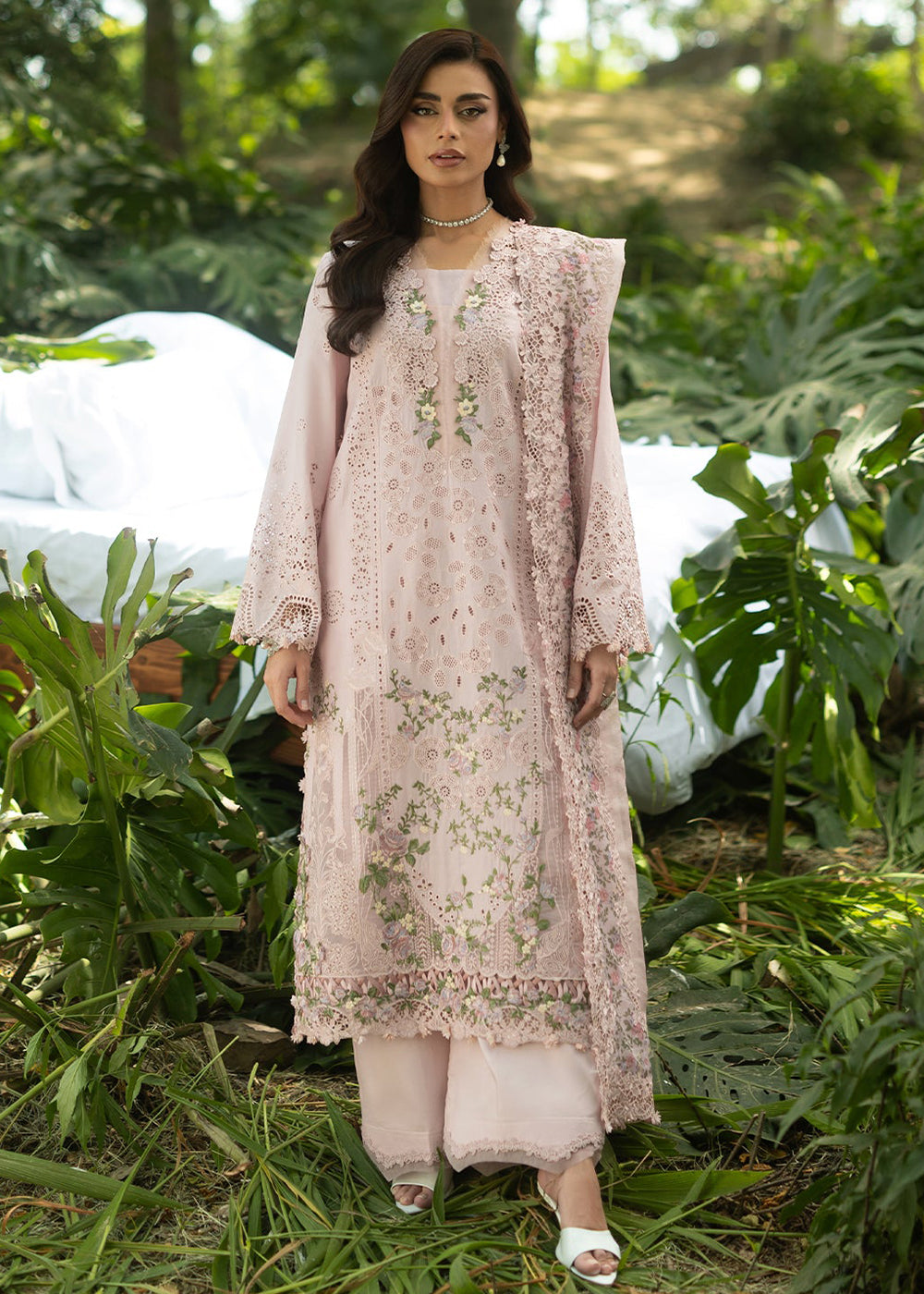 Buy Premium Luxury Lawn '26 by Elaf Premium | ELQ-1B LOVE ESCAPE Online in US, UK, Canada, France, Italy, Germany, Greece, Sweden, UAE & Worldwide at Empress.