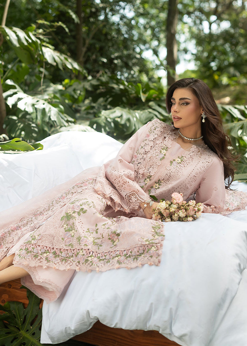 Buy Premium Luxury Lawn '26 by Elaf Premium | ELQ-1B LOVE ESCAPE Online in US, UK, Canada, France, Italy, Germany, Greece, Sweden, UAE & Worldwide at Empress.