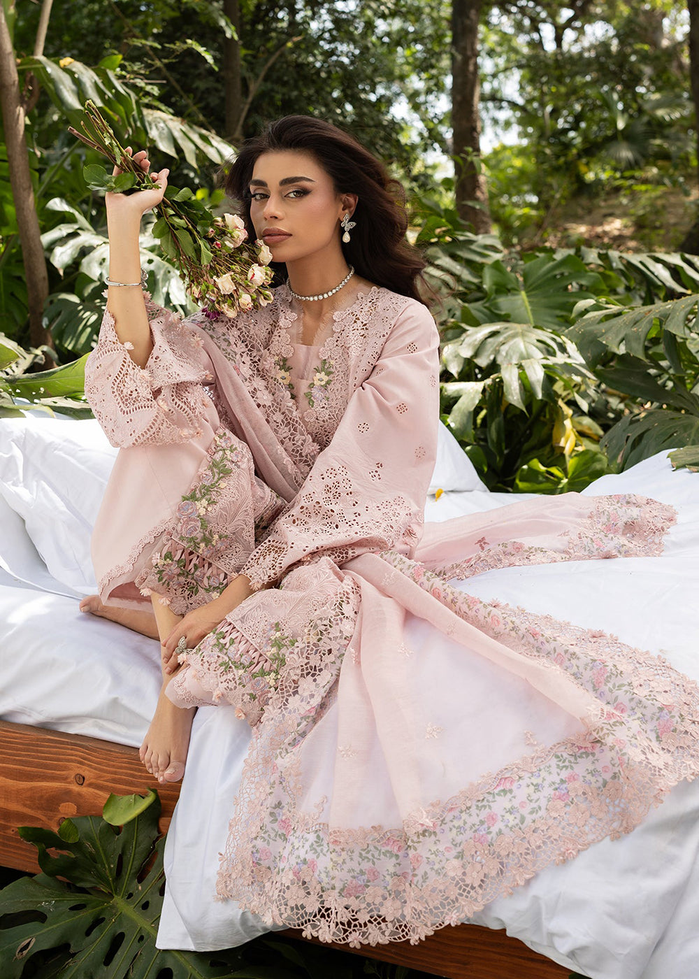 Buy Premium Luxury Lawn '26 by Elaf Premium | ELQ-1B LOVE ESCAPE Online in US, UK, Canada, France, Italy, Germany, Greece, Sweden, UAE & Worldwide at Empress.