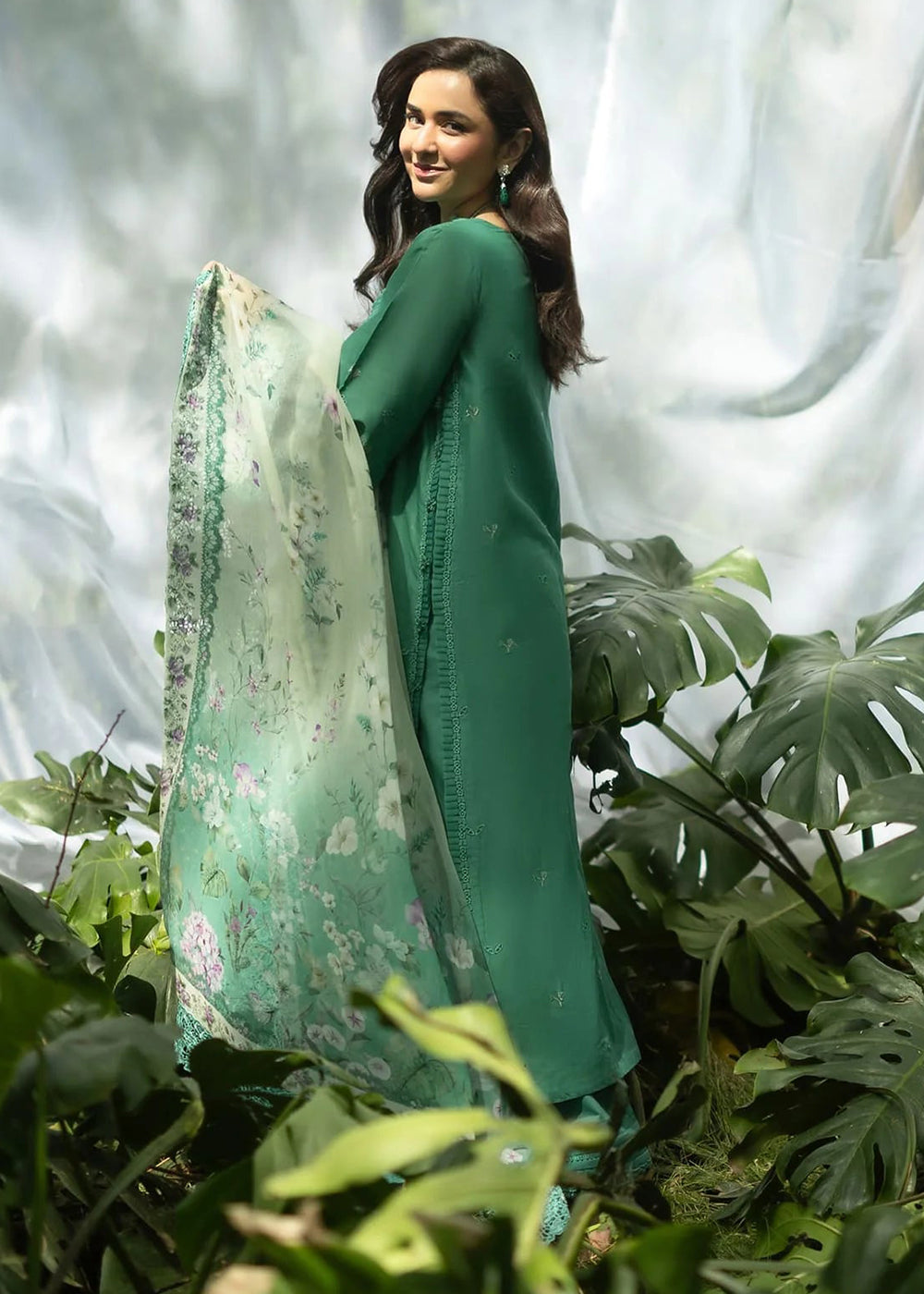 Buy Premium Luxury Lawn '26 by Elaf Premium | ELQ-2A LOVER'S EDEN Online in US, UK, Canada, France, Italy, Germany, Greece, Sweden, UAE & Worldwide at Empress.