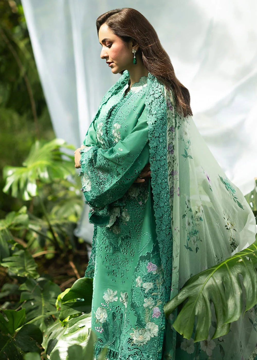 Buy Premium Luxury Lawn '26 by Elaf Premium | ELQ-2A LOVER'S EDEN Online in US, UK, Canada, France, Italy, Germany, Greece, Sweden, UAE & Worldwide at Empress.