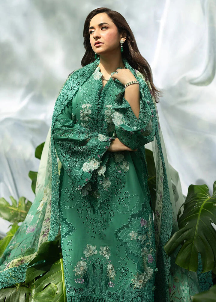 Buy Premium Luxury Lawn '26 by Elaf Premium | ELQ-2A LOVER'S EDEN Online in US, UK, Canada, France, Italy, Germany, Greece, Sweden, UAE & Worldwide at Empress.