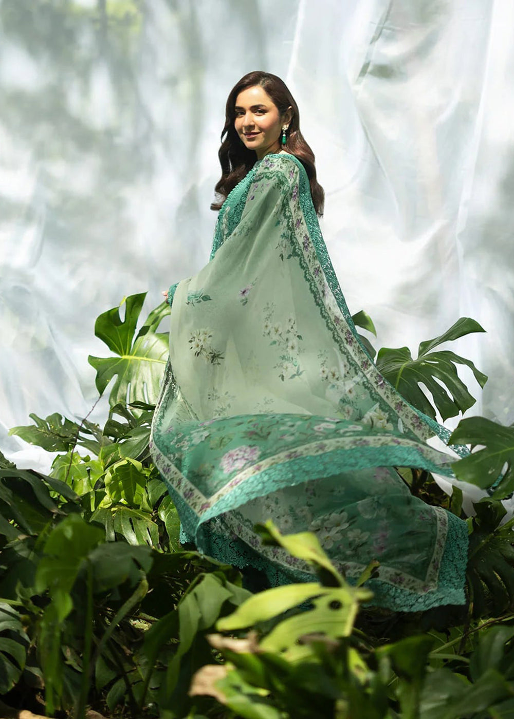 Buy Premium Luxury Lawn '26 by Elaf Premium | ELQ-2A LOVER'S EDEN Online in US, UK, Canada, France, Italy, Germany, Greece, Sweden, UAE & Worldwide at Empress.