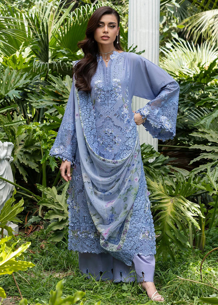 Buy Premium Luxury Lawn '26 by Elaf Premium | ELQ-2B LAVENDER LUXE Online in US, UK, Canada, France, Italy, Germany, Greece, Sweden, UAE & Worldwide at Empress.
