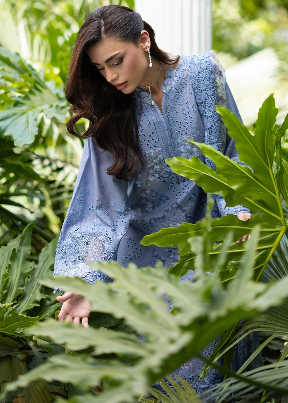Buy Premium Luxury Lawn '26 by Elaf Premium | ELQ-2B LAVENDER LUXE Online in US, UK, Canada, France, Italy, Germany, Greece, Sweden, UAE & Worldwide at Empress.