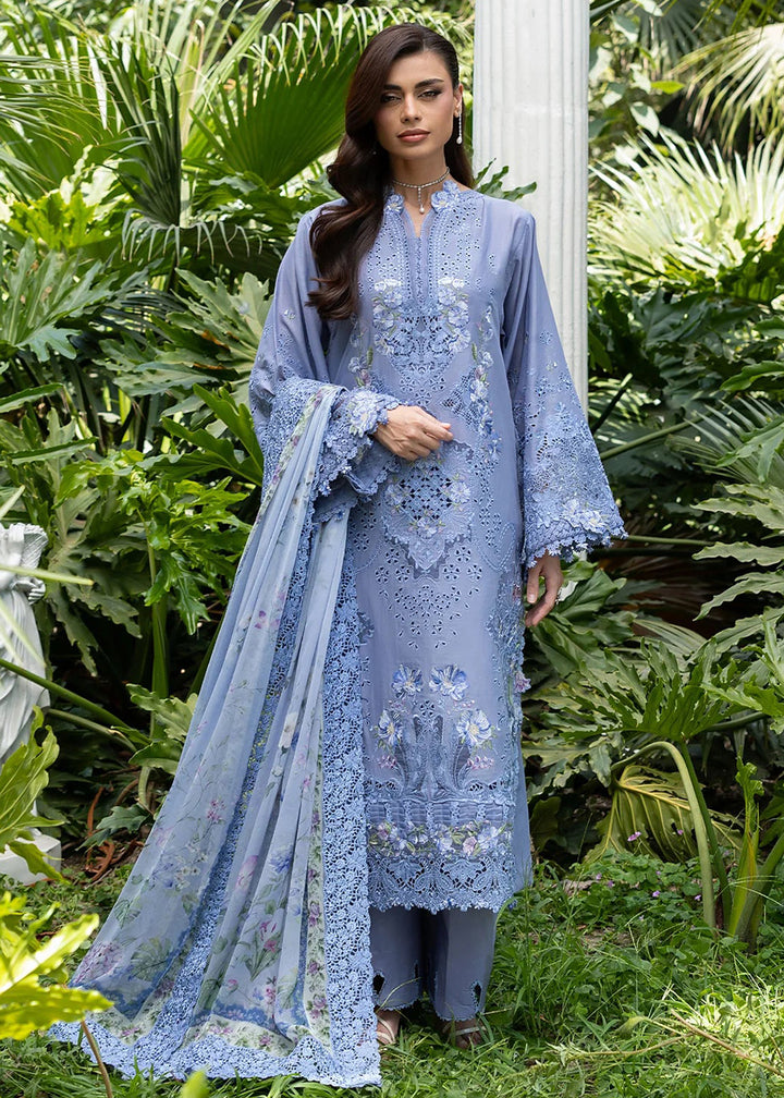 Buy Premium Luxury Lawn '26 by Elaf Premium | ELQ-2B LAVENDER LUXE Online in US, UK, Canada, France, Italy, Germany, Greece, Sweden, UAE & Worldwide at Empress.