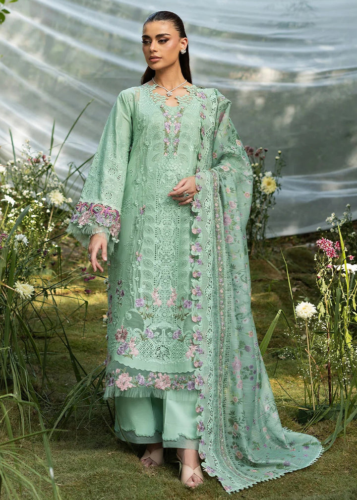 Buy Premium Luxury Lawn '26 by Elaf Premium | ELQ-3A DAISY CHAIN Online in US, UK, Canada, France, Italy, Germany, Greece, Sweden, UAE & Worldwide at Empress.