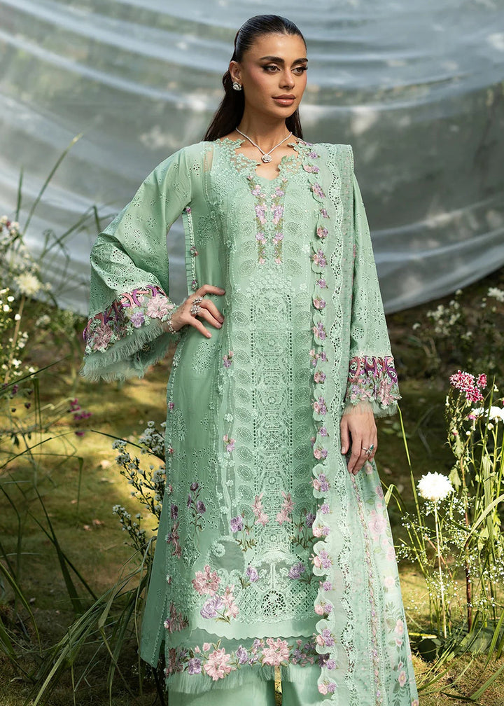 Buy Premium Luxury Lawn '26 by Elaf Premium | ELQ-3A DAISY CHAIN Online in US, UK, Canada, France, Italy, Germany, Greece, Sweden, UAE & Worldwide at Empress.