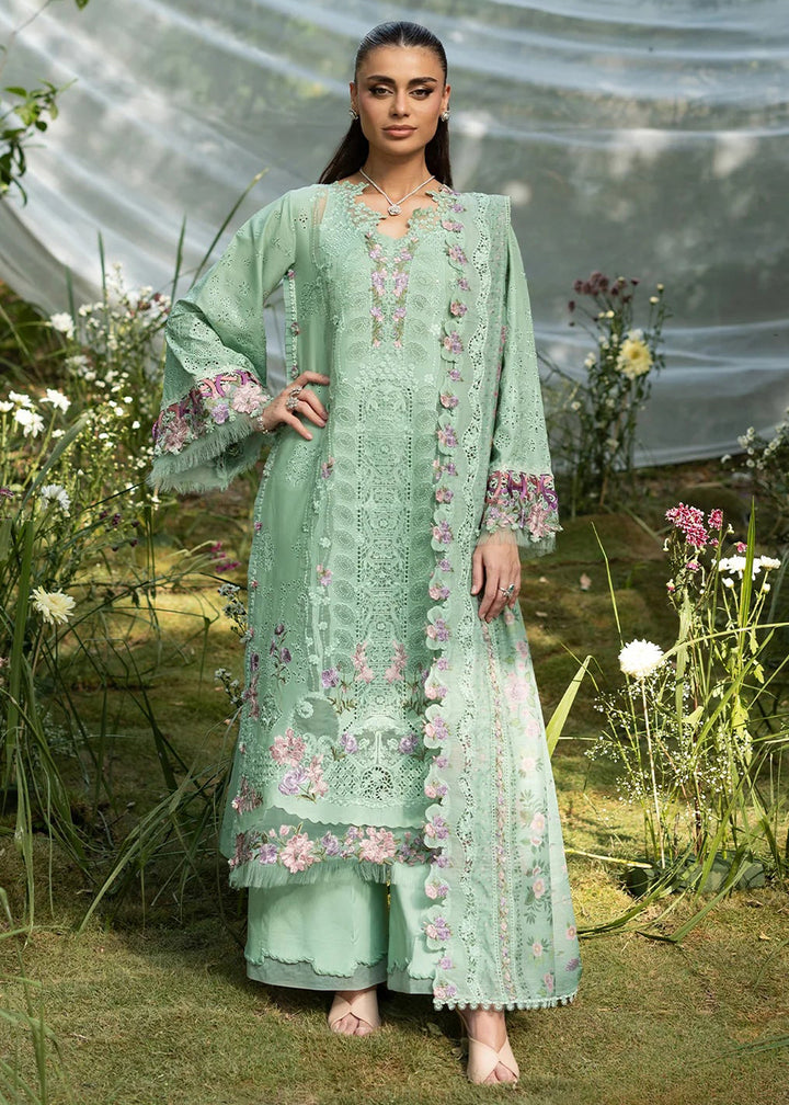 Buy Premium Luxury Lawn '26 by Elaf Premium | ELQ-3A DAISY CHAIN Online in US, UK, Canada, France, Italy, Germany, Greece, Sweden, UAE & Worldwide at Empress.