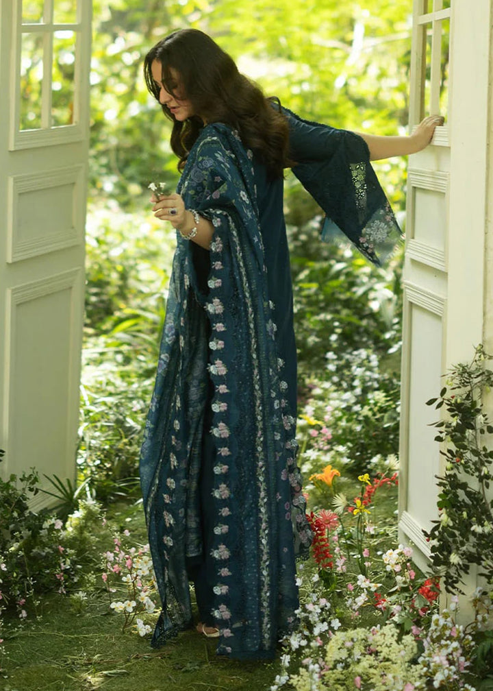 Buy Premium Luxury Lawn '26 by Elaf Premium | ELQ-3B EMERALD FERN Online in US, UK, Canada, France, Italy, Germany, Greece, Sweden, UAE & Worldwide at Empress.