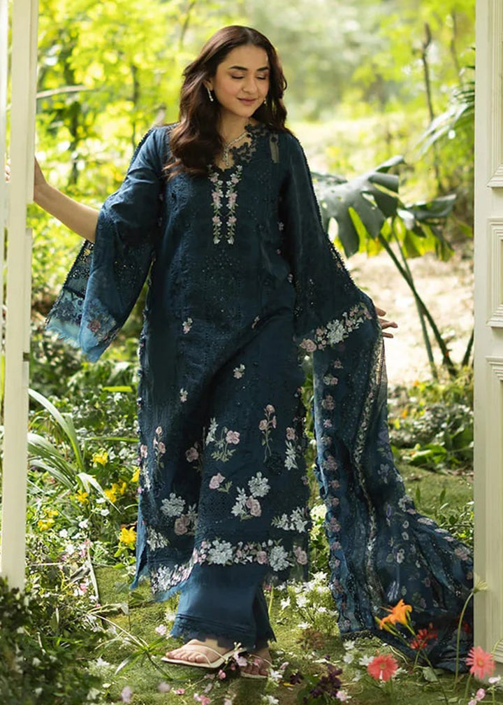 Buy Premium Luxury Lawn '26 by Elaf Premium | ELQ-3B EMERALD FERN Online in US, UK, Canada, France, Italy, Germany, Greece, Sweden, UAE & Worldwide at Empress.