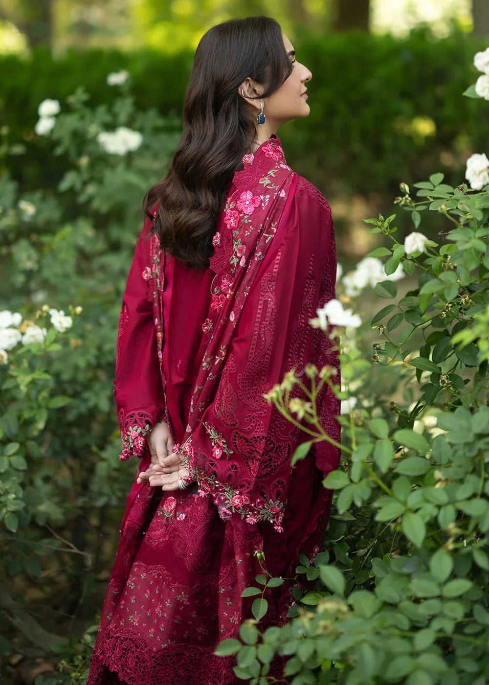 Buy Premium Luxury Lawn '26 by Elaf Premium | ELQ-4A FALLING PETALS Online in US, UK, Canada, France, Italy, Germany, Greece, Sweden, UAE & Worldwide at Empress.