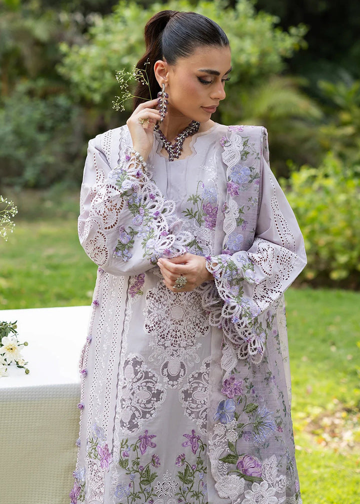 Buy Premium Luxury Lawn '26 by Elaf Premium | ELQ-4B PURE PLUM Online in US, UK, Canada, France, Italy, Germany, Greece, Sweden, UAE & Worldwide at Empress.