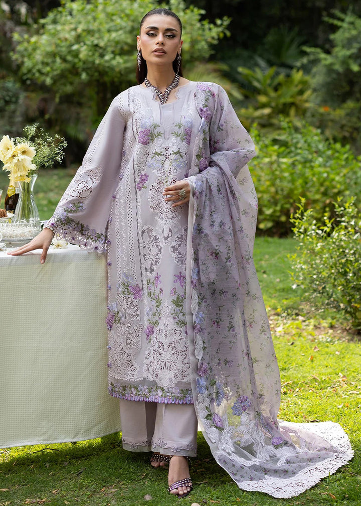 Buy Premium Luxury Lawn '26 by Elaf Premium | ELQ-4B PURE PLUM Online in US, UK, Canada, France, Italy, Germany, Greece, Sweden, UAE & Worldwide at Empress.
