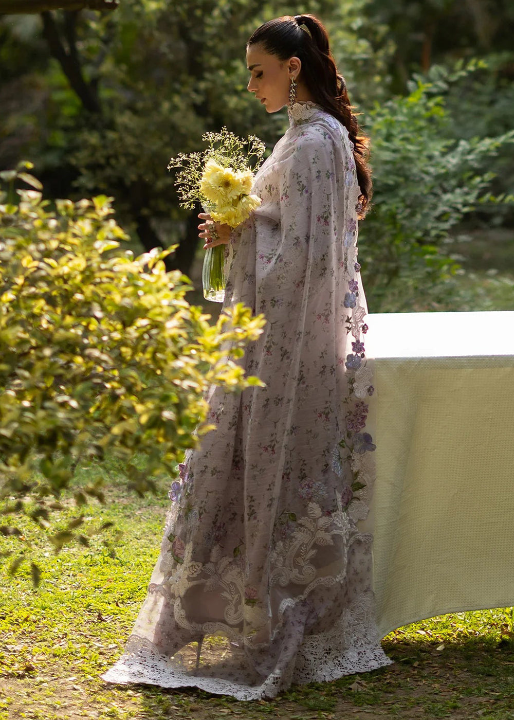Buy Premium Luxury Lawn '26 by Elaf Premium | ELQ-4B PURE PLUM Online in US, UK, Canada, France, Italy, Germany, Greece, Sweden, UAE & Worldwide at Empress.