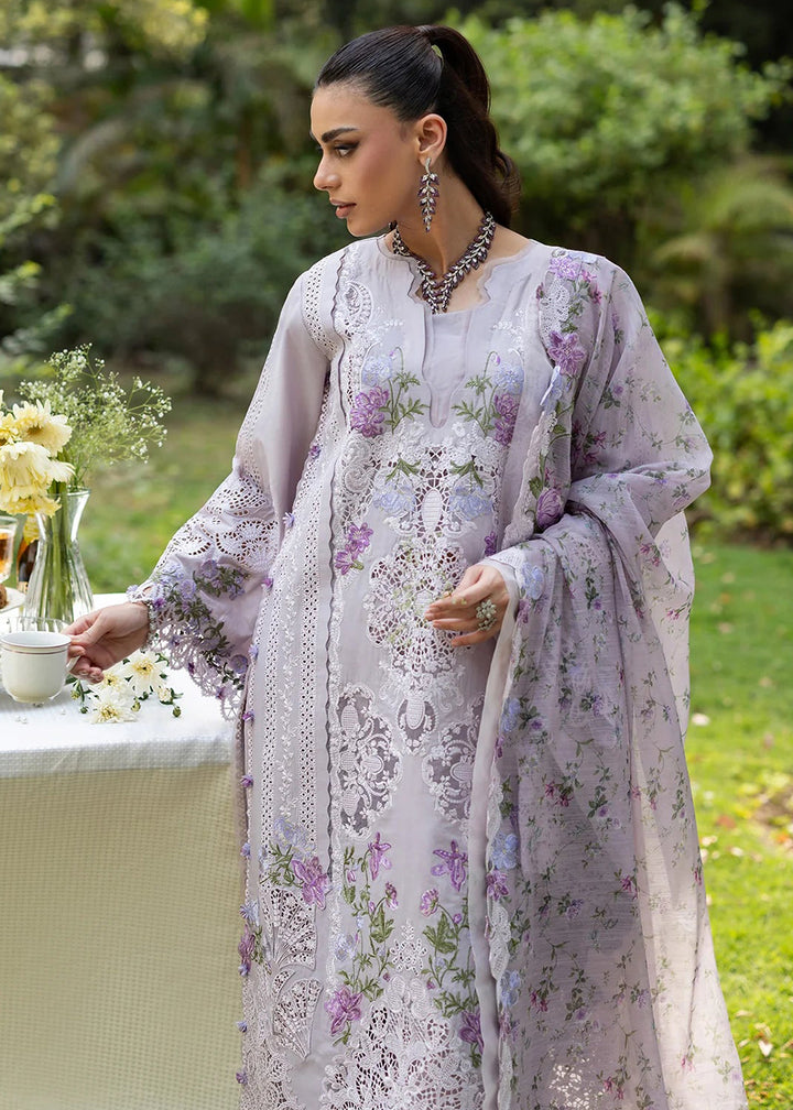 Buy Premium Luxury Lawn '26 by Elaf Premium | ELQ-4B PURE PLUM Online in US, UK, Canada, France, Italy, Germany, Greece, Sweden, UAE & Worldwide at Empress.