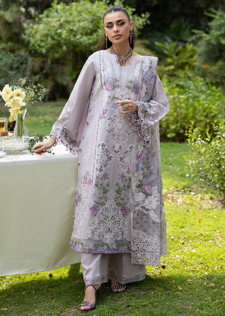 Buy Premium Luxury Lawn '26 by Elaf Premium | ELQ-4B PURE PLUM Online in US, UK, Canada, France, Italy, Germany, Greece, Sweden, UAE & Worldwide at Empress.