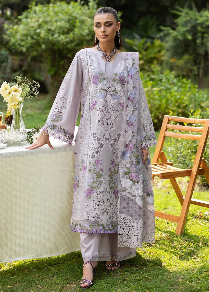 Buy Premium Luxury Lawn '26 by Elaf Premium | ELQ-4B PURE PLUM Online in US, UK, Canada, France, Italy, Germany, Greece, Sweden, UAE & Worldwide at Empress.
