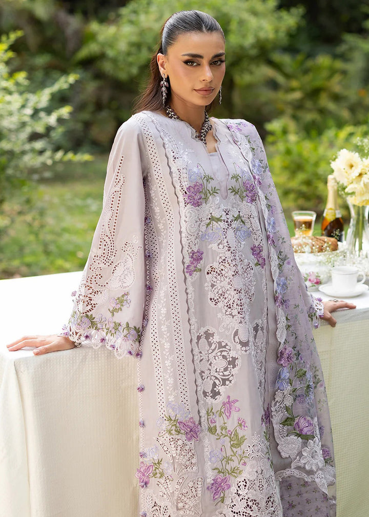 Buy Premium Luxury Lawn '26 by Elaf Premium | ELQ-4B PURE PLUM Online in US, UK, Canada, France, Italy, Germany, Greece, Sweden, UAE & Worldwide at Empress.