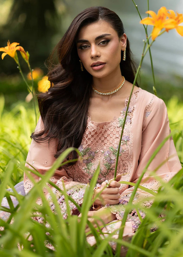 Buy Premium Luxury Lawn '26 by Elaf Premium | ELQ-6A BLUSHING ROSE Online in US, UK, Canada, France, Italy, Germany, Greece, Sweden, UAE & Worldwide at Empress.