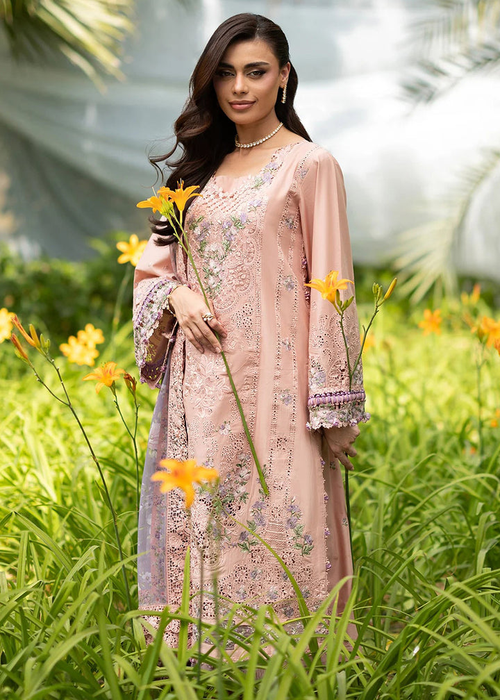 Buy Premium Luxury Lawn '26 by Elaf Premium | ELQ-6A BLUSHING ROSE Online in US, UK, Canada, France, Italy, Germany, Greece, Sweden, UAE & Worldwide at Empress.