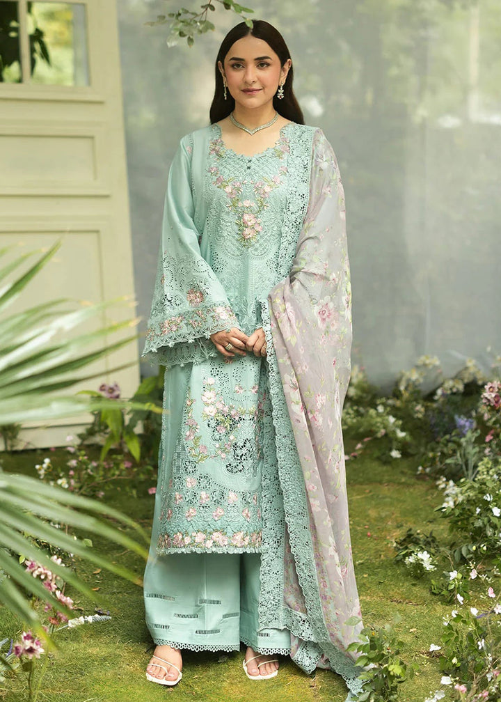 Buy Premium Luxury Lawn '26 by Elaf Premium | ELQ-6B MINT STORY Online in US, UK, Canada, France, Italy, Germany, Greece, Sweden, UAE & Worldwide at Empress.