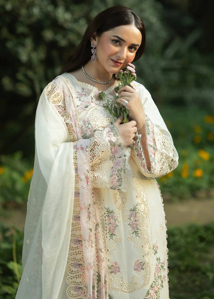 Buy Premium Luxury Lawn '26 by Elaf Premium | ELQ-7B SWEET TALK Online in US, UK, Canada, France, Italy, Germany, Greece, Sweden, UAE & Worldwide at Empress.