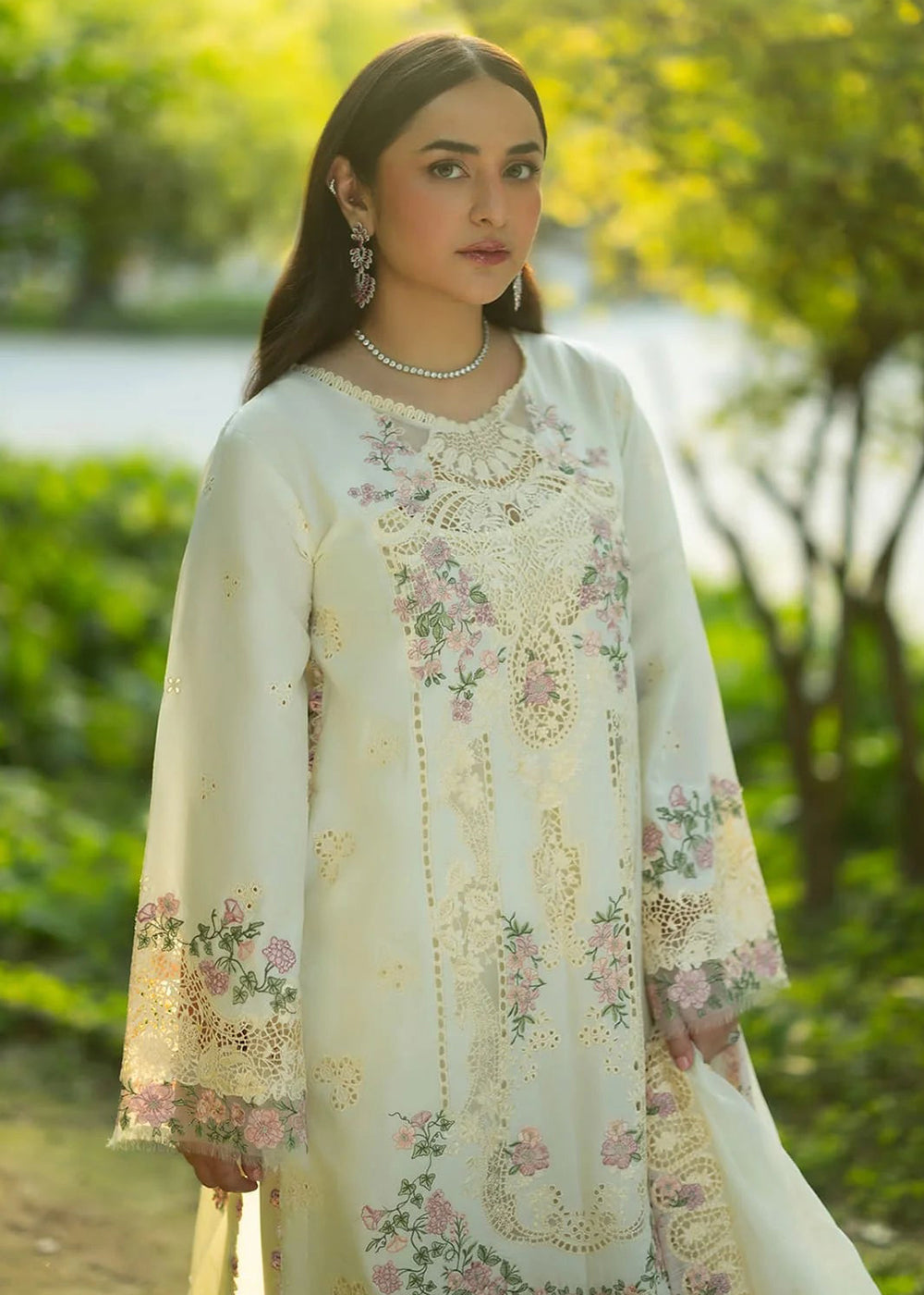 Buy Premium Luxury Lawn '26 by Elaf Premium | ELQ-7B SWEET TALK Online in US, UK, Canada, France, Italy, Germany, Greece, Sweden, UAE & Worldwide at Empress.