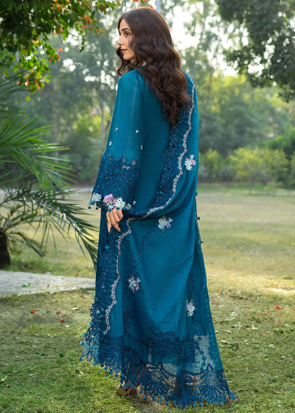 Buy Premium Luxury Lawn '26 by Elaf Premium | ELY-06 SAPPHIRE Online in US, UK, Canada, France, Italy, Germany, Greece, Sweden, UAE & Worldwide at Empress.